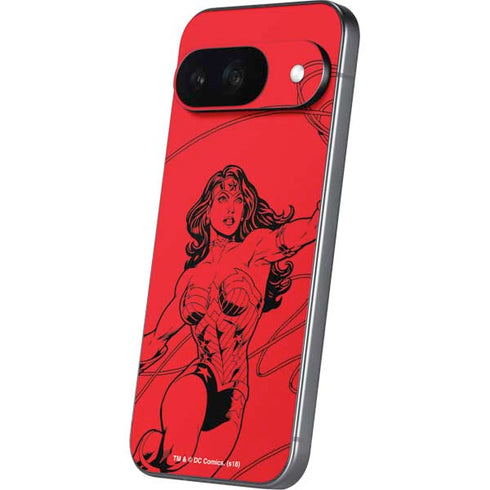 DC Comics Wonder Woman Comic Pop Google Pixel 9 Skin
